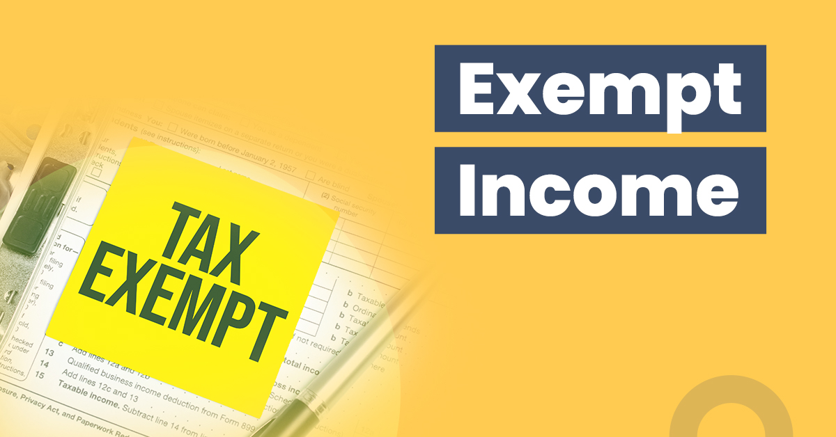 Exempt Income Income Exempt From Tax As Per Section 10